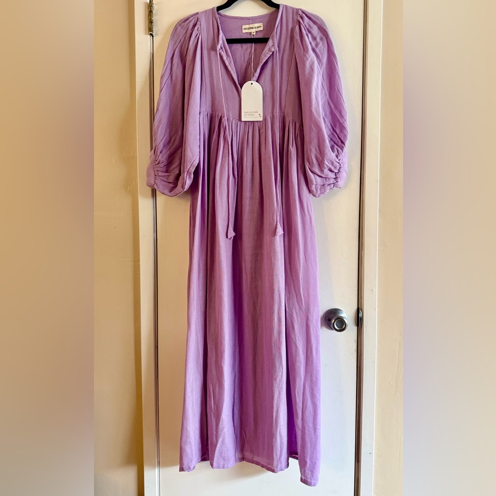 Daughters of India Kyra Midi Dress in Lilac
Gauze - Picture 2 of 13